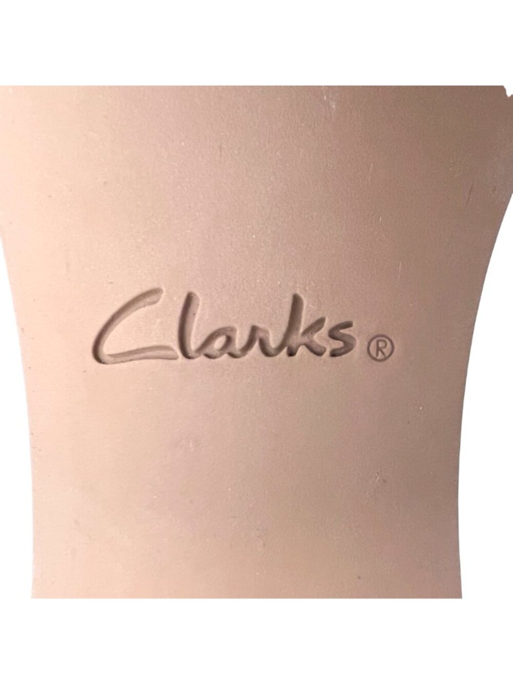 Clarks Brown Leather Ankle Strap Sandals Womens Size 9 Block Heel Open Toe Tan - Picture 12 of 13